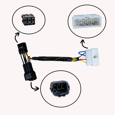 43-0102 Kawasaki ZX6R/ZX10R/Ninja 650R Keyswitch Elimination Harness