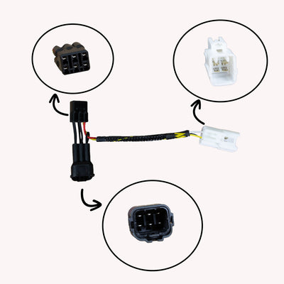43-0103 Kawasaki ZX10R Keyswitch Elimination Harness