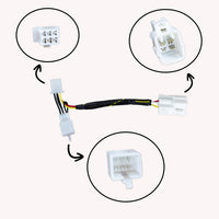 43-0107 2018-23 Kawasaki Ninja400, Ninja500 Keyswitch Elimination Harness