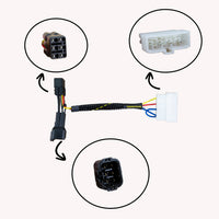 43-0118 2002-06 Kawasaki ZX12R Keyswitch Elimination Harness