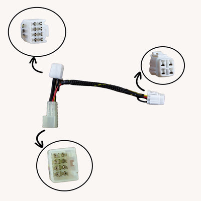 43-0200EU Suzuki GSXR 600/750, 2005-16 GSXR1000 Euro Model (with immobilizer) Keyswitch Elimination Harness