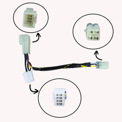 43-0202 Suzuki GSX-R1000/SV650/S/SV1000/S Keyswitch Elimination Harness