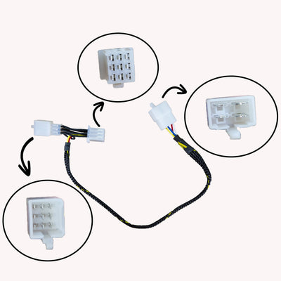 43-0303 2003-06 Honda CBR600RR Keyswitch Elimination Harness