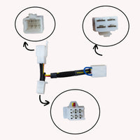 43-0412 2001-05 Yamaha FZ1 Keyswitch Elimination Harness