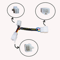 43-0440 1999-02 Yamaha R6 Keyswitch Elimination Harness