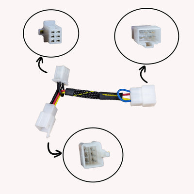 43-0440 1999-02 Yamaha R6 Keyswitch Elimination Harness