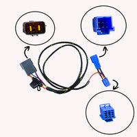 43-0501 2009-12 Triumph Daytona 675/R Keyswitch Elimination Harness