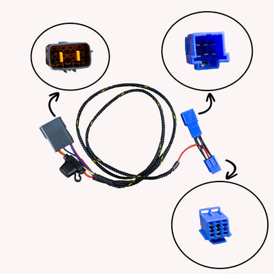 43-0501 2009-12 Triumph Daytona 675/R Keyswitch Elimination Harness