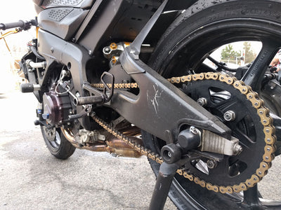 45-0449R Yamaha R6,R6S,R9,FZ1,MT-09 and Honda CBR1000RR Rear Axle Slider Kit