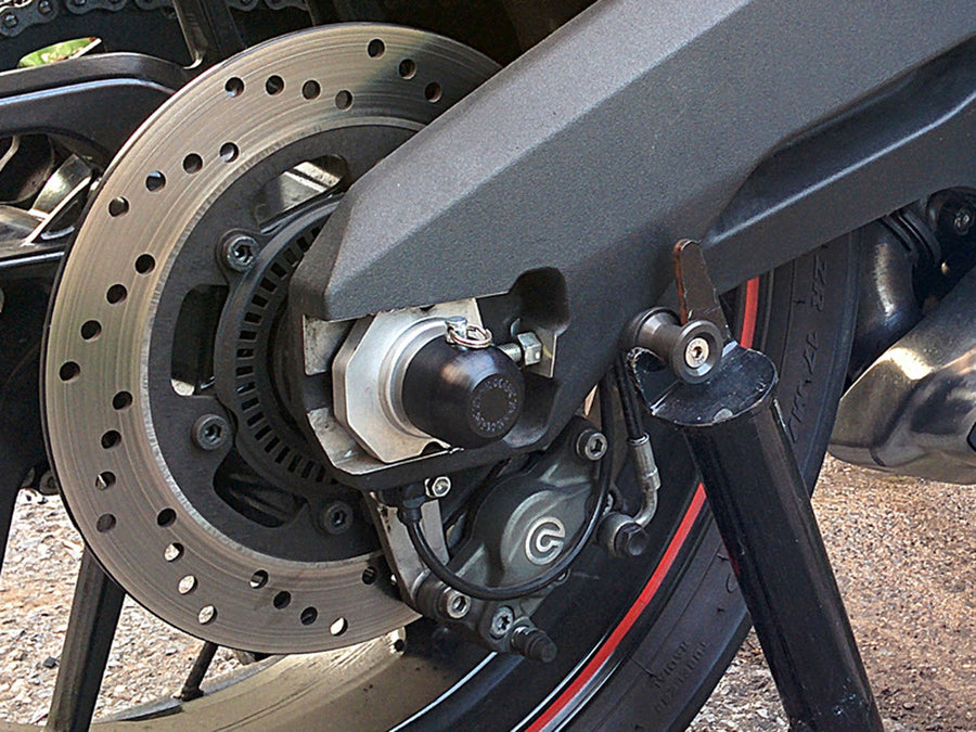 45-0649R 2014-17 Ducati 899, 821 Monster Rear Axle Sliders