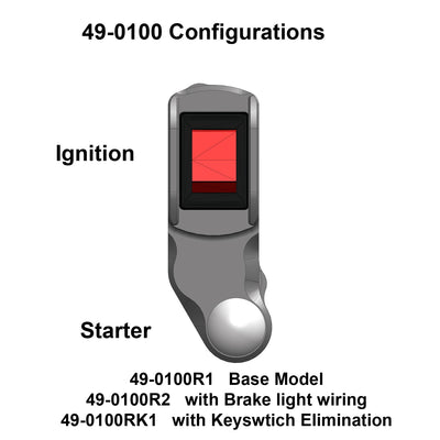 49-0100R 2013-18 Kawasaki ZX6R RH Race Handlebar Switch
