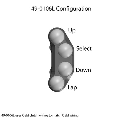 49-0106L 2016-20 Kawasaki ZX10R LH Race Handlebar Switch - Race Only Switch