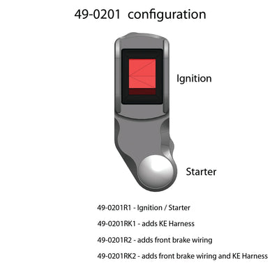 49-0201R 1999-02 Suzuki SV650 RH Race Handlebar Switch