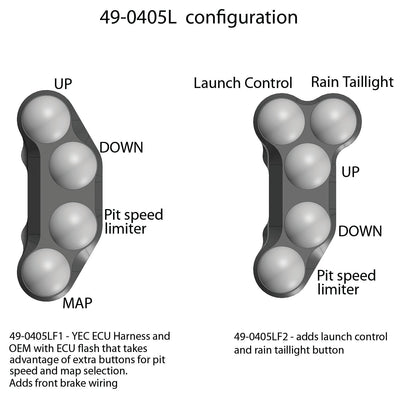 49-0405L 2017-22 Yamaha R6 LH Race Handlebar Switch LHS Switch