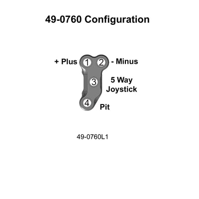 49-0760L1 Aprilia RS660,RSV4 Race Handlebar LH Switch w/joystick