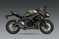 Yoshimura Race AT2 Stainless Full Exhaust w/ Carbon Fiber Muffler, Kawasaki Ninja 650 / Z650 2017–2026