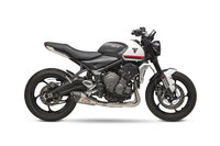Yoshimura Race AT2 Stainless Full Exhaust w/ Stainless Muffler, Triumph Trident 660 2021–2023