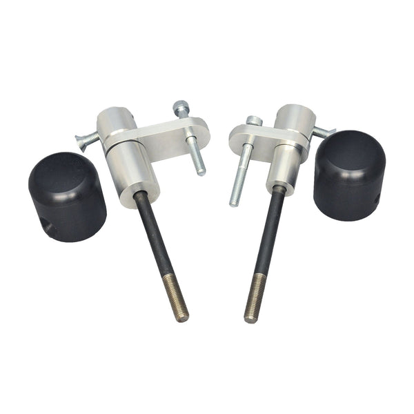 Woodcraft Race Only Frame Slider Kit with pucks — 2012-2016 Kawasaki Ninja 650R