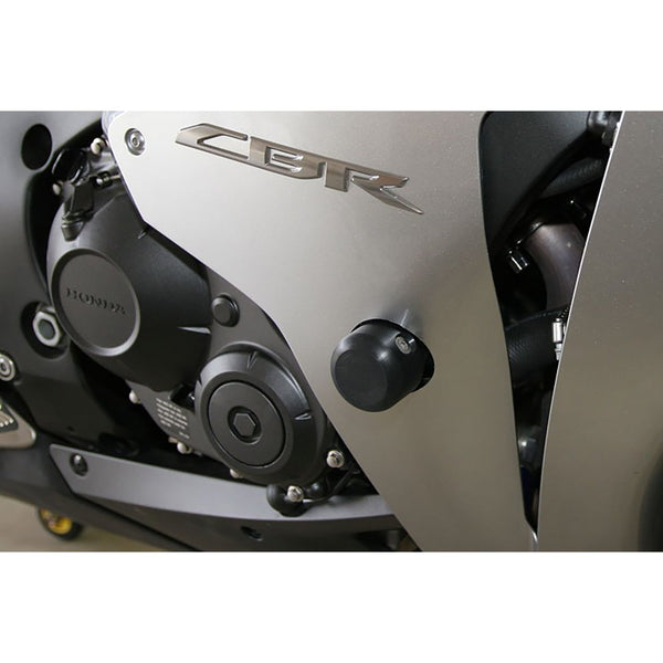 Woodcraft Frame Slider Kit with pucks — 2008-2016 Honda CB1000R / CBR1000RR