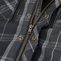 El Camino Riding Flannel — Black/Grey