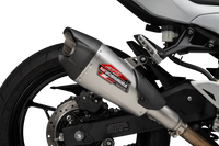 Yoshimura Street AT2 Stainless Slip-On Exhaust w/ Stainless Muffler, Kawasaki Ninja 400 and 3 more, 2018–2026