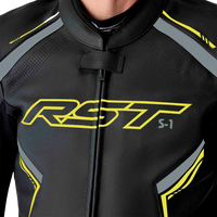 S-1 D3O Leather Jacket — Black