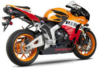Yoshimura Street RS-5 Stainless Slip-On Exhaust w/ Stainless Muffler, Honda CBR600RR 2009–2026