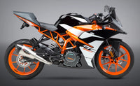 Yoshimura Street ALPHA-T Stainless Slip-On Exhaust w/ Stainless Muffler, KTM 390 Duke / RC 390 2017–2020