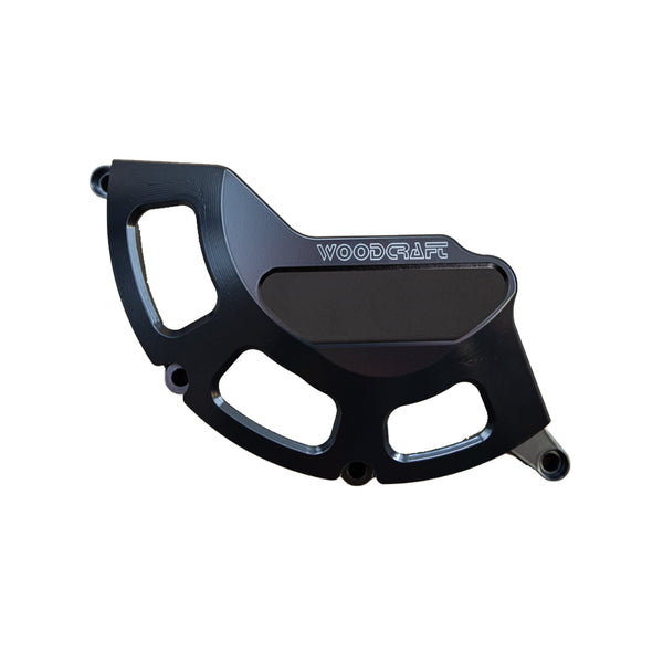 Woodcraft RHS Clutch Cover Protector with Skid Plate — Aprilia RS660