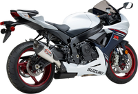 Yoshimura Street AT2 Stainless Slip-On Exhaust w/ Stainless Muffler, Suzuki GSX-R600 / GSX-R750 2011–2026