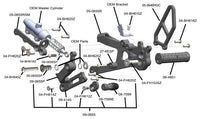05-0658B Ducati Streetfighter V4/V4S Complete Rearset