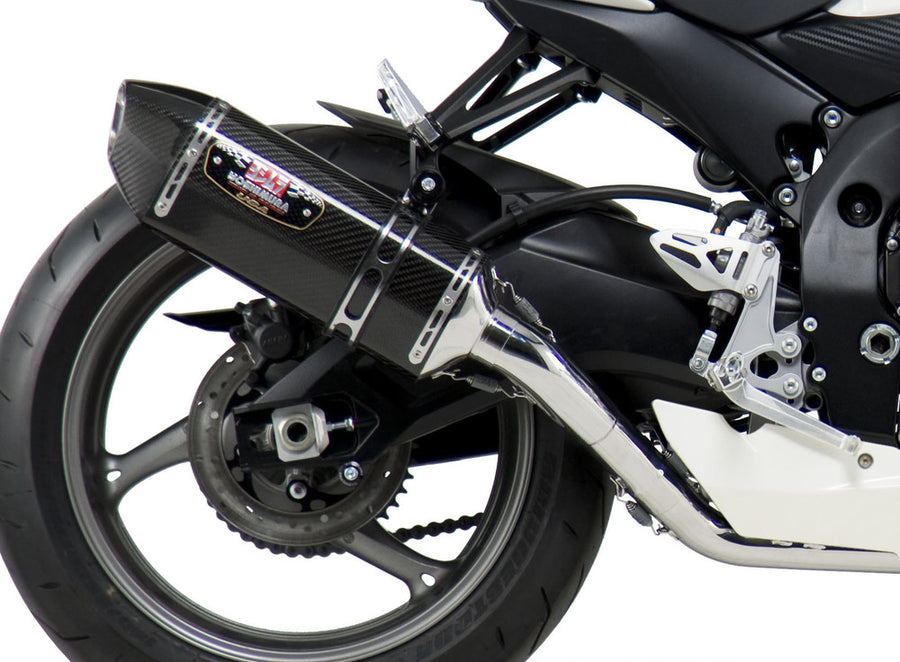 Yoshimura Race R-77 Stainless Full Exhaust w/ Carbon Fiber Muffler, Suzuki GSX-R600 / GSX-R750 2011–2026