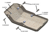 71-0698BPA Ducati Hypermotard 698 Mono Bellypan Kit