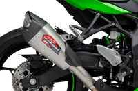 Yoshimura Street AT2 Stainless Slip-On Exhaust w/ Stainless Muffler, Kawasaki Ninja ZX-4R / Ninja ZX-4RR 2023–2026