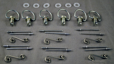 71-7099 Rivet Type Dzus Fasteners, 6 pack