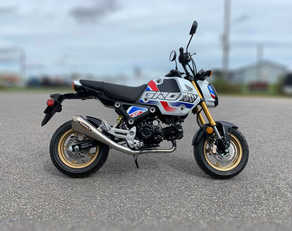 Woodcraft Hindle Evo Megaphone Full System Honda GROM 2022 Race High Mount