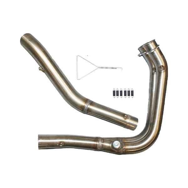 Woodcraft Megaphone SS Front Section — Honda CBR500R / CBR500F / CBR500X