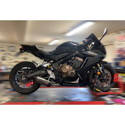 Hindle Evolution Full System Honda CBR650R 2021 — Stainless Steel Evolution