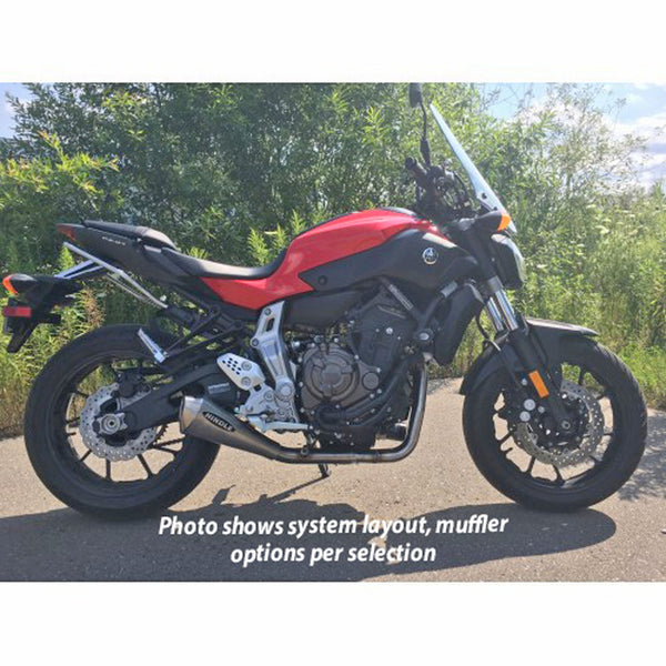 Woodcraft Hindle Evolution Megaphone Full System Yamaha FZ07, MT-07, XSR700 2015-21