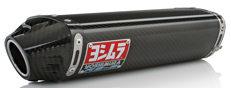 Yoshimura Street RS-5 Stainless Slip-On Exhaust w/ Carbon Fiber Muffler, Honda CBR600RR 2007–2008
