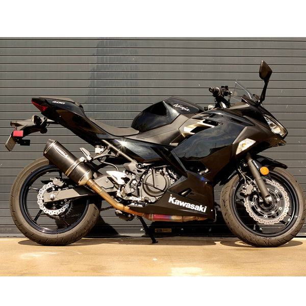 Woodcraft Hindle Evolution Slip-on System Kawasaki Ninja EX400 2018-22