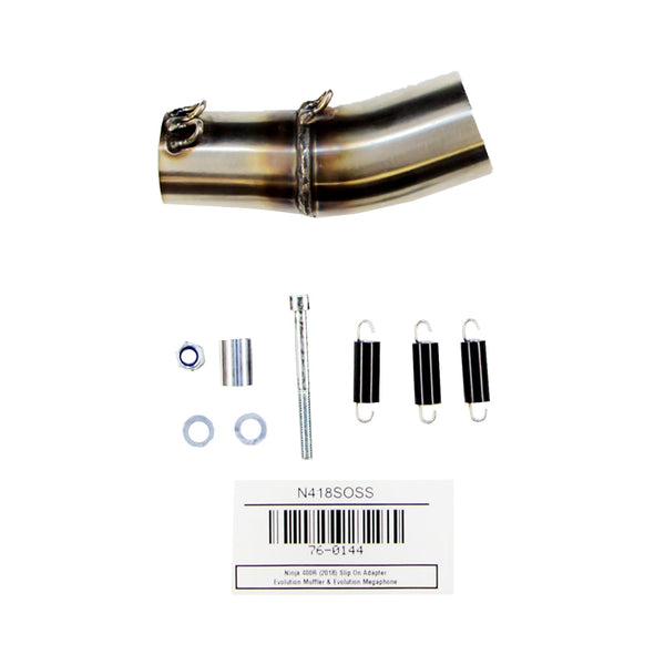 Woodcraft KawasakiNinja400 Megaphone Slipon Adapter Elbow — Kawasaki Ninja 400