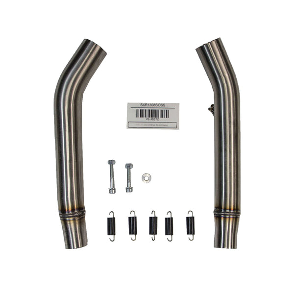 Woodcraft Dual Slipon Adapter — 2008-2019 Suzuki Hayabusa