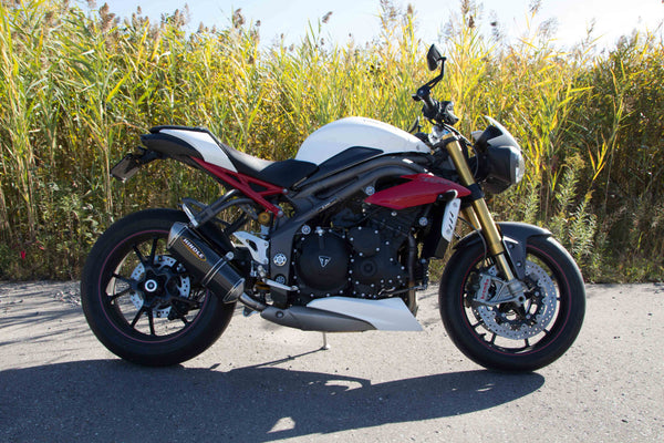 Woodcraft Evolution Slip-on System — Triumph Speed Triple 1050