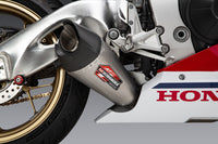 Yoshimura Street AT2 Stainless Slip-On Exhaust w/ Stainless Muffler, Honda CBR1000RR 2017–2026