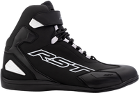 Sabre Moto Shoe CE Boots — Black/Black/White
