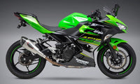 Yoshimura Street ALPHA-T Stainless Slip-On Exhaust w/ Stainless Muffler, Kawasaki Ninja 400 / Z400 2018–2023
