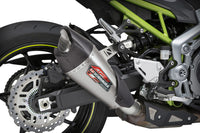 Yoshimura Street AT2 Stainless Slip-On Exhaust w/ Stainless Muffler, Kawasaki Z900 2017–2024
