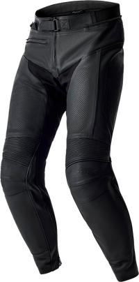 T2 D3O Leather Pants — Black