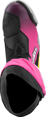 Supertech R Boots - Black/Magenta/White/Yellow